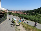 cestou na Petřín - skvělé pohledy na Prahu