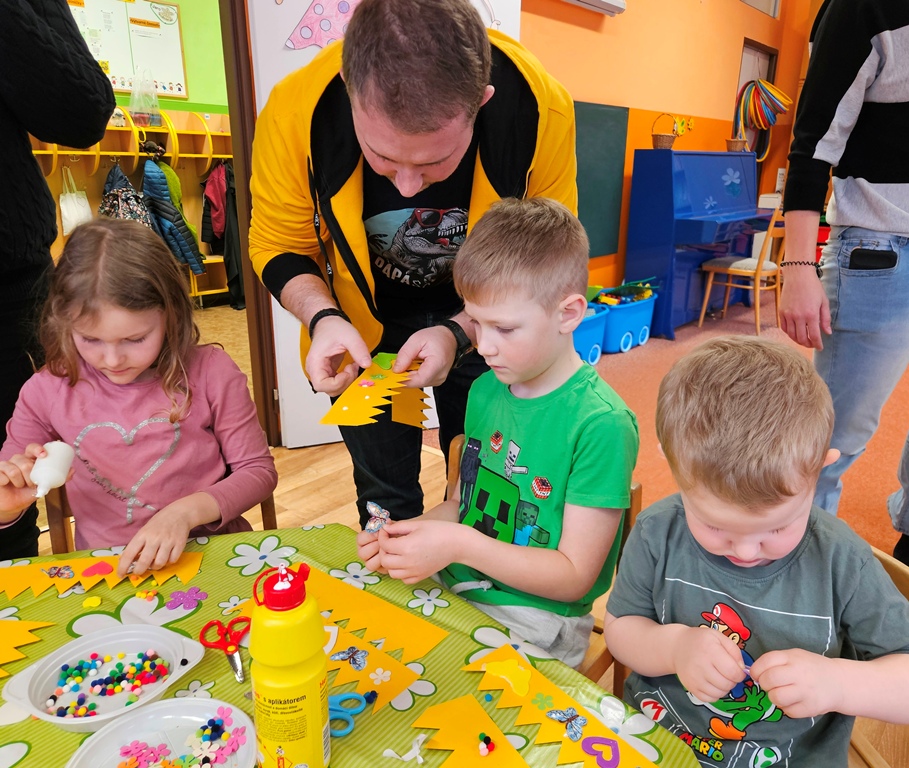 Jarní tvoření ve školce