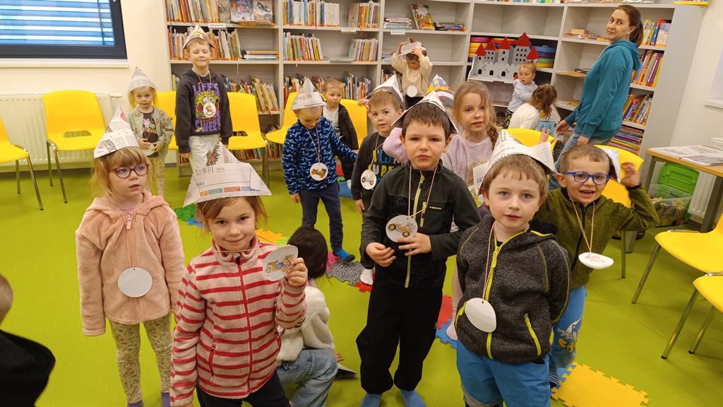 Návštěva knihovny v ŽB - školkáčci